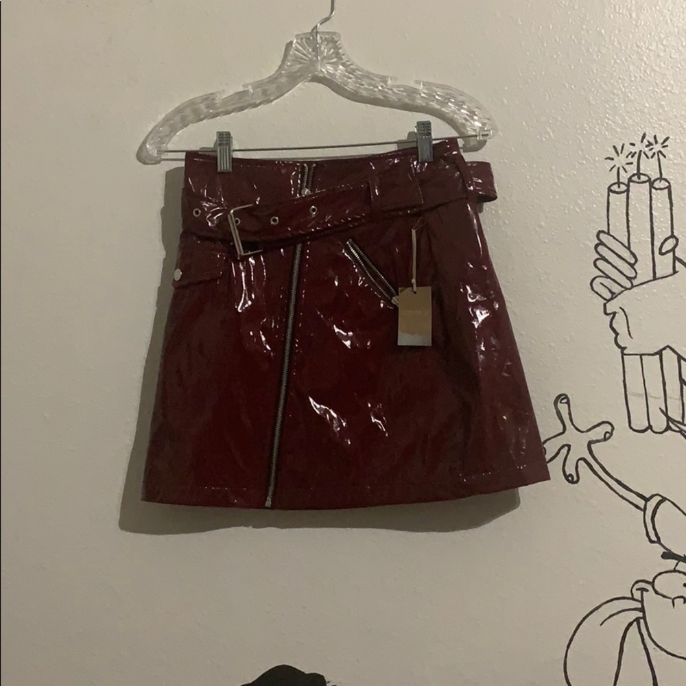 Red skirt